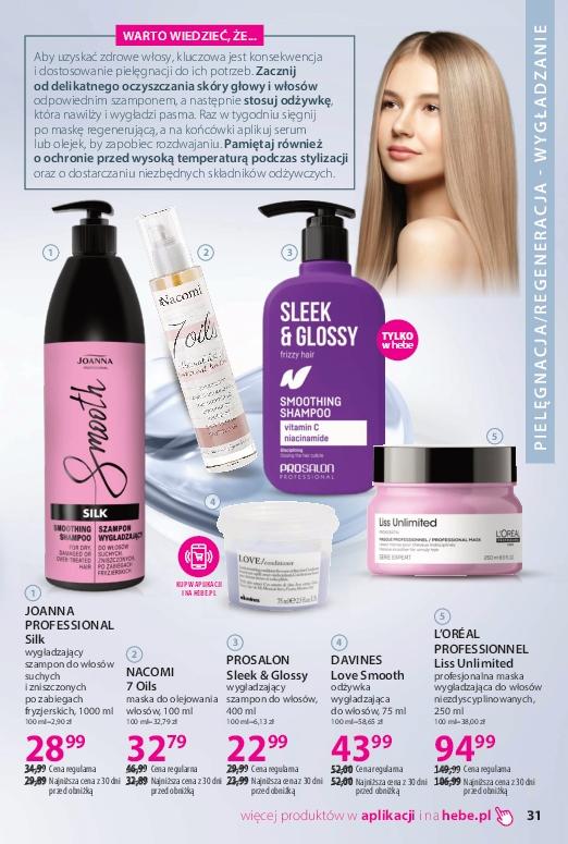 Gazetka promocyjna Hebe str. 31