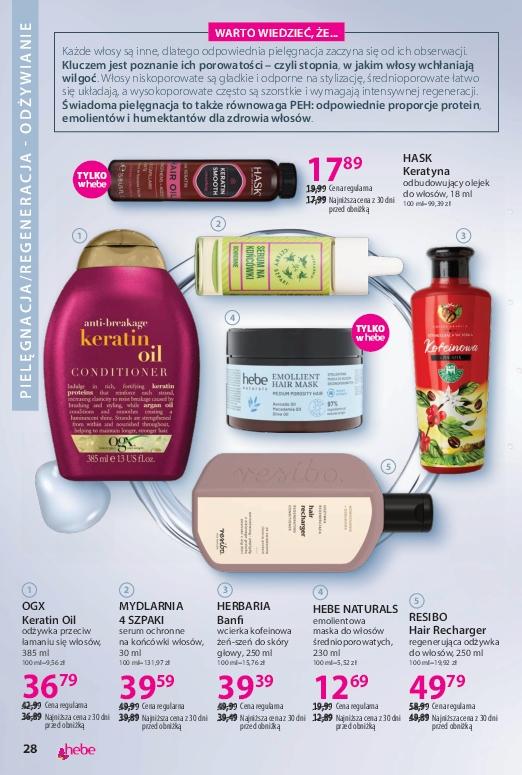 Gazetka promocyjna Hebe str. 28