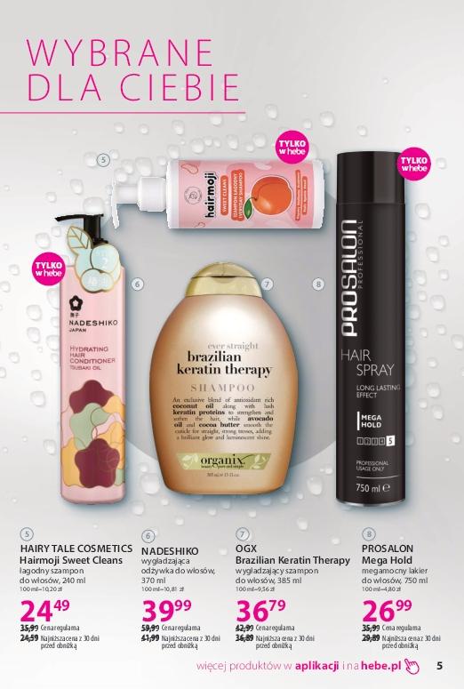 Gazetka promocyjna Hebe str. 5