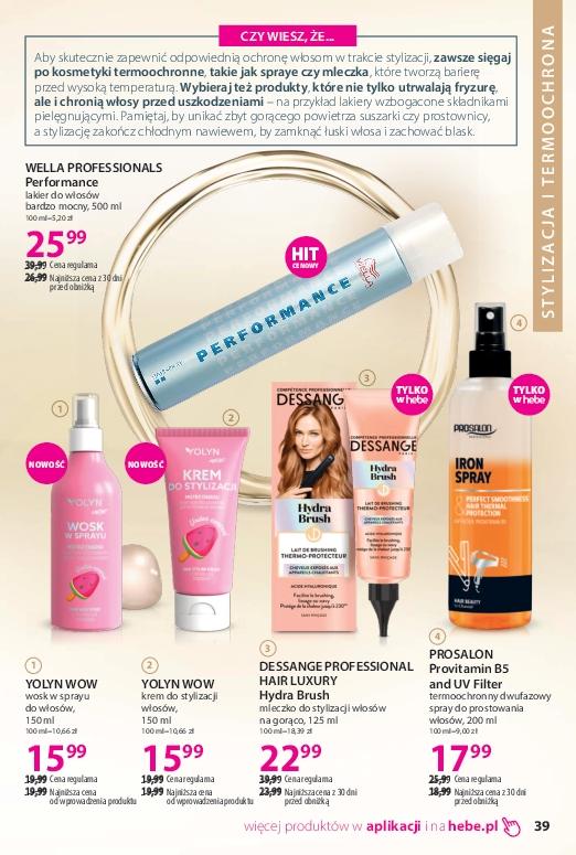 Gazetka promocyjna Hebe str. 39