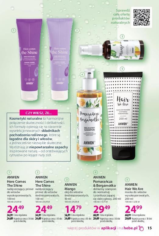 Gazetka promocyjna Hebe str. 15