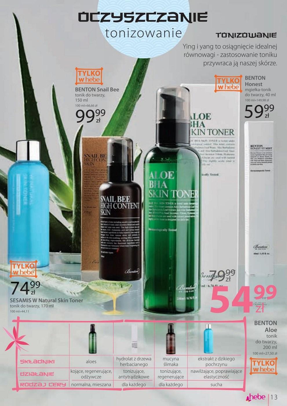 Gazetka promocyjna Hebe str. 13