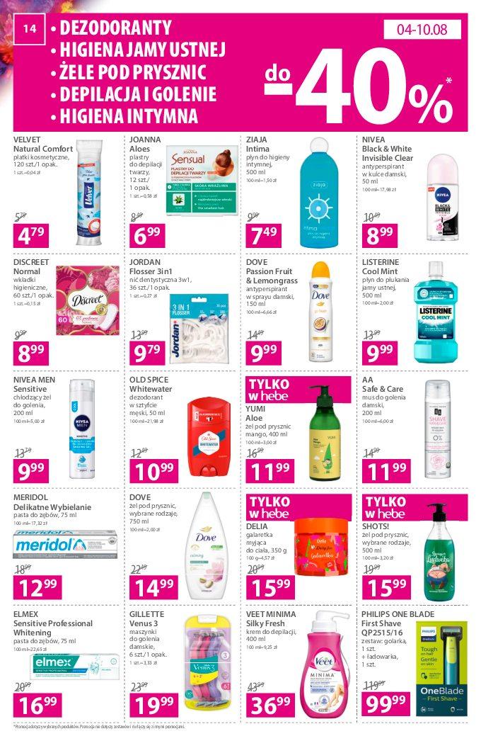 Gazetka promocyjna Hebe str. 14