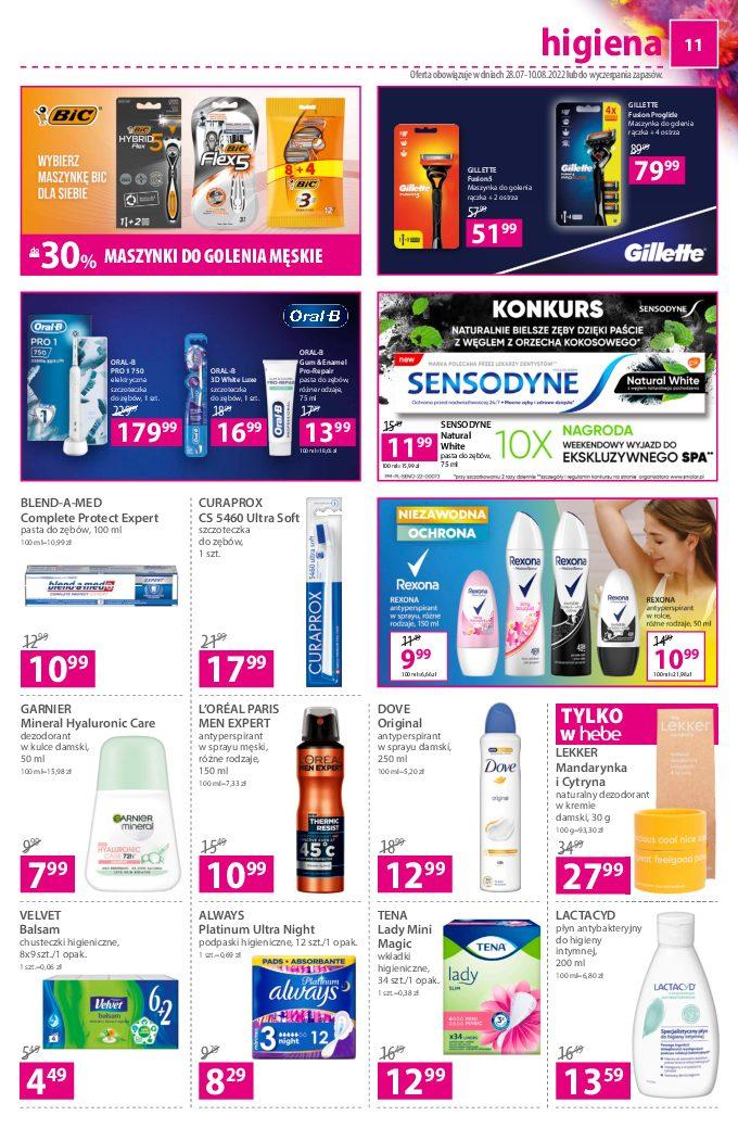 Gazetka promocyjna Hebe str. 11