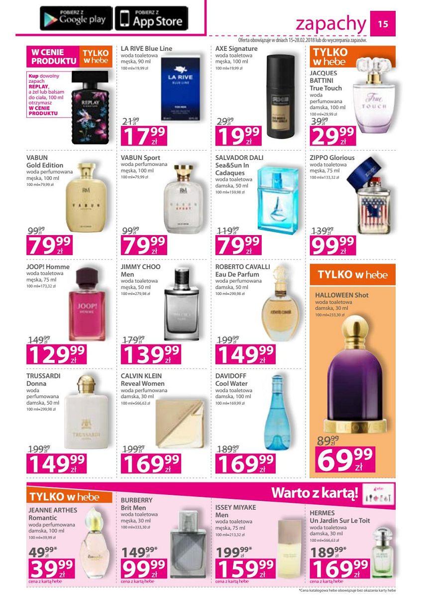 Gazetka promocyjna Hebe str. 15