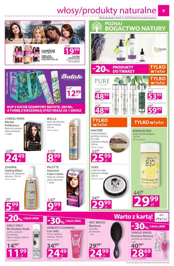 Gazetka promocyjna Hebe str. 9