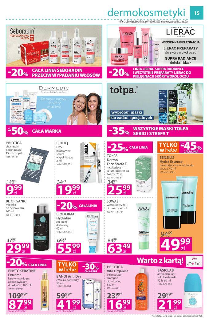 Gazetka promocyjna Hebe str. 15