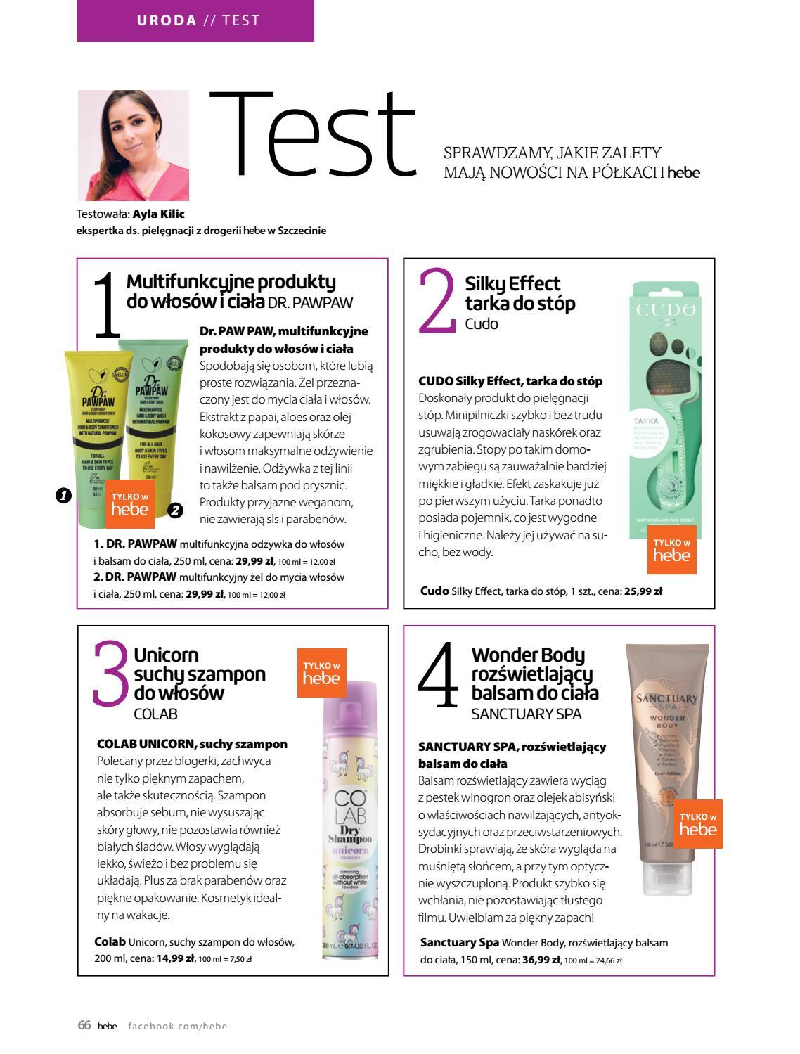 Gazetka promocyjna Hebe str. 66