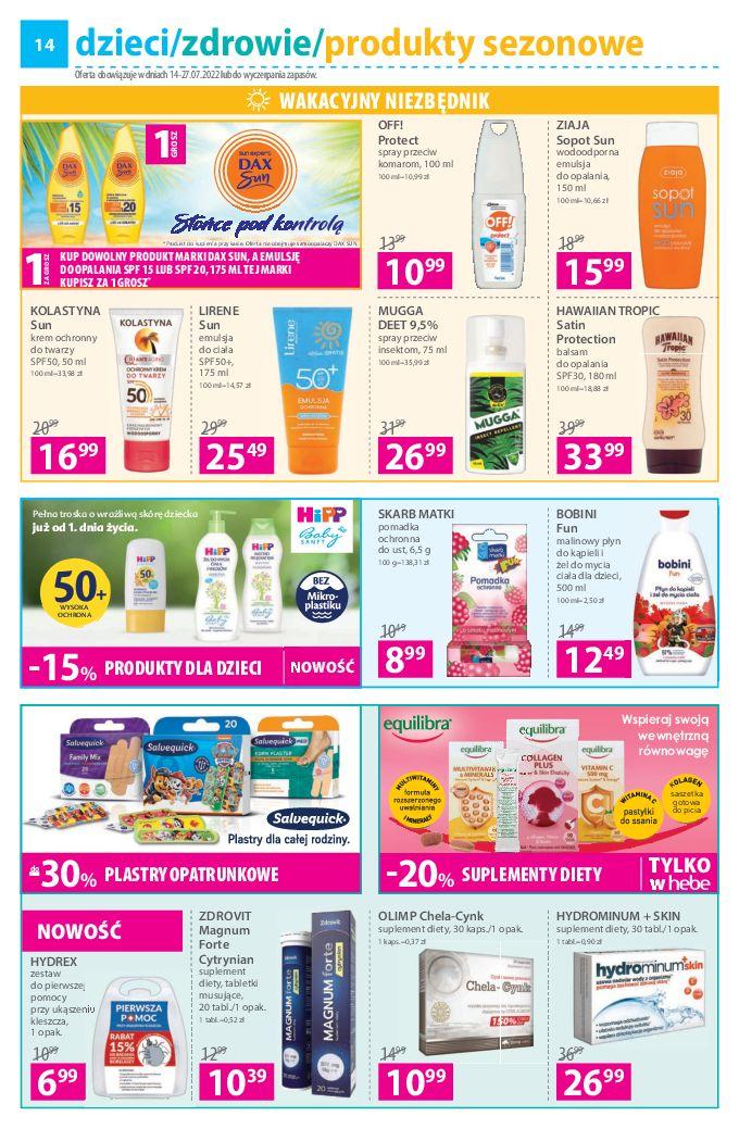 Gazetka promocyjna Hebe str. 14