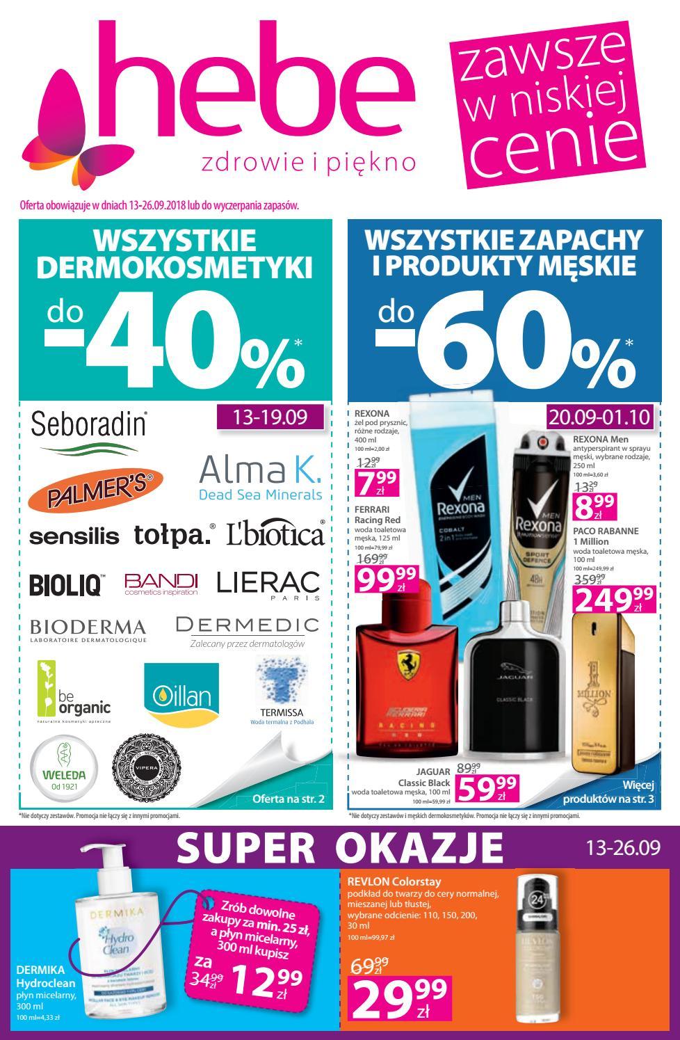 Gazetka promocyjna Hebe str. 1