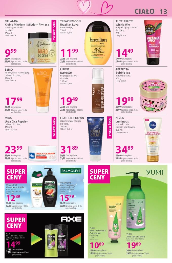 Gazetka promocyjna Hebe str. 13