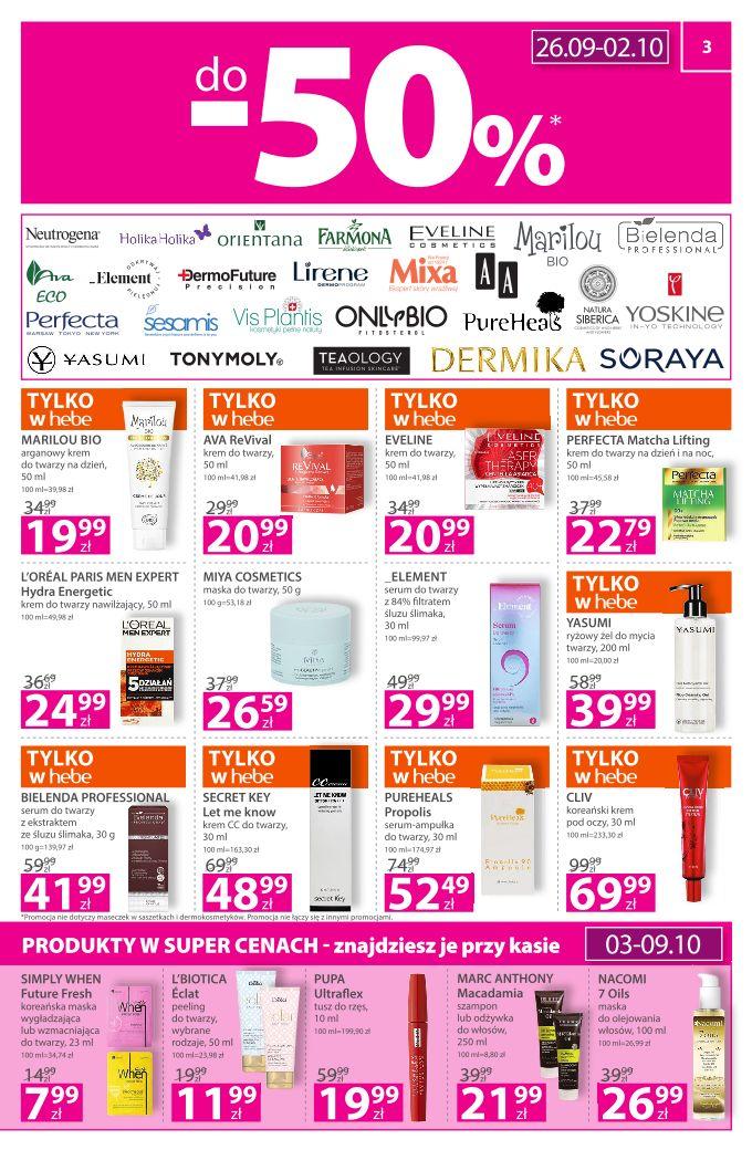 Gazetka promocyjna Hebe str. 3