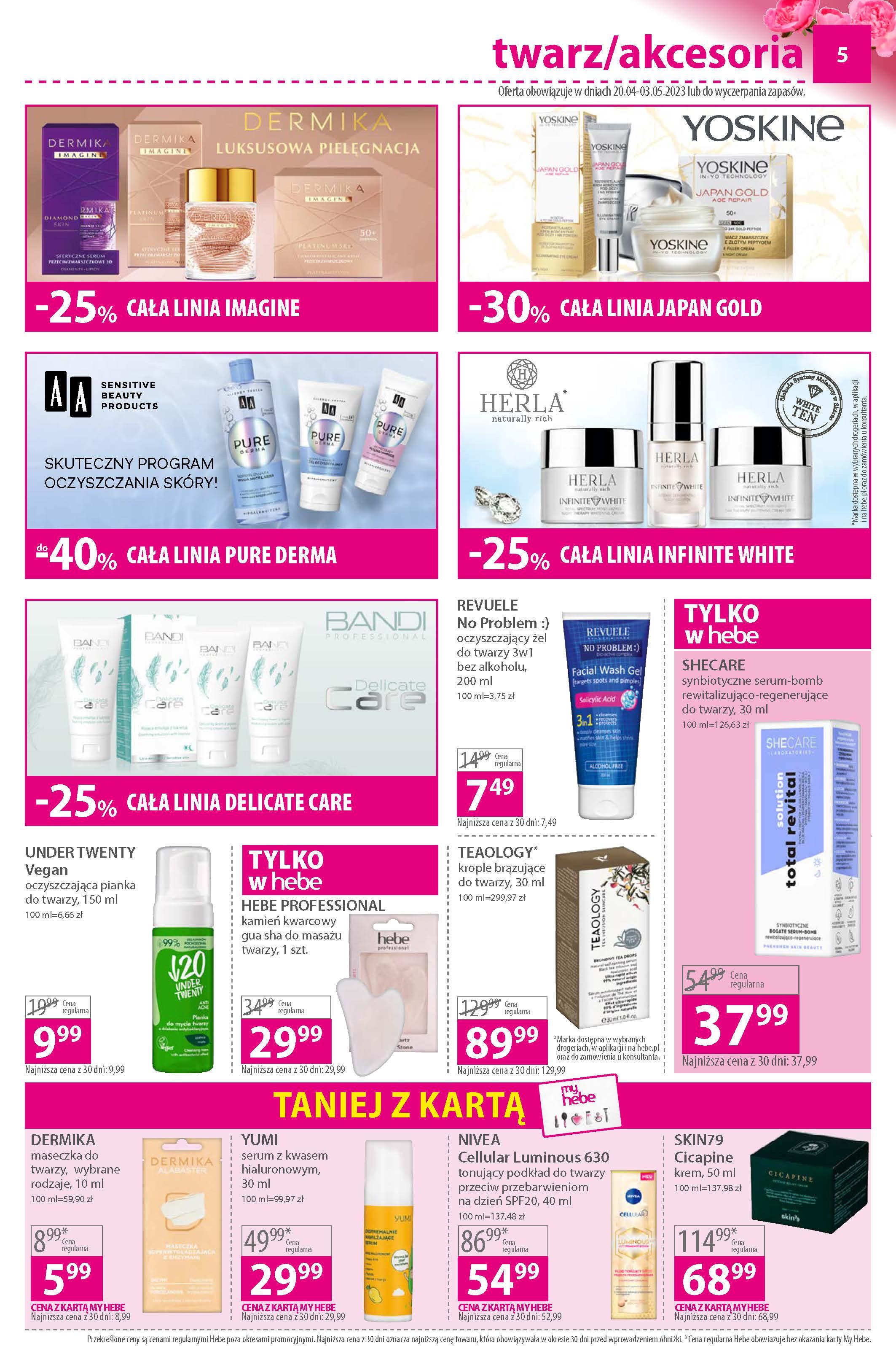 Gazetka promocyjna Hebe str. 5