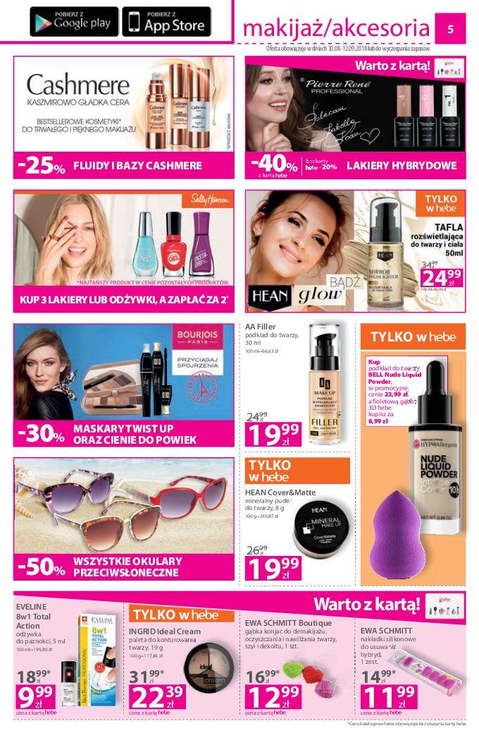 Gazetka promocyjna Hebe str. 5