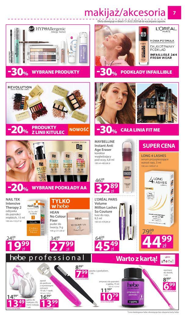 Gazetka promocyjna Hebe str. 7