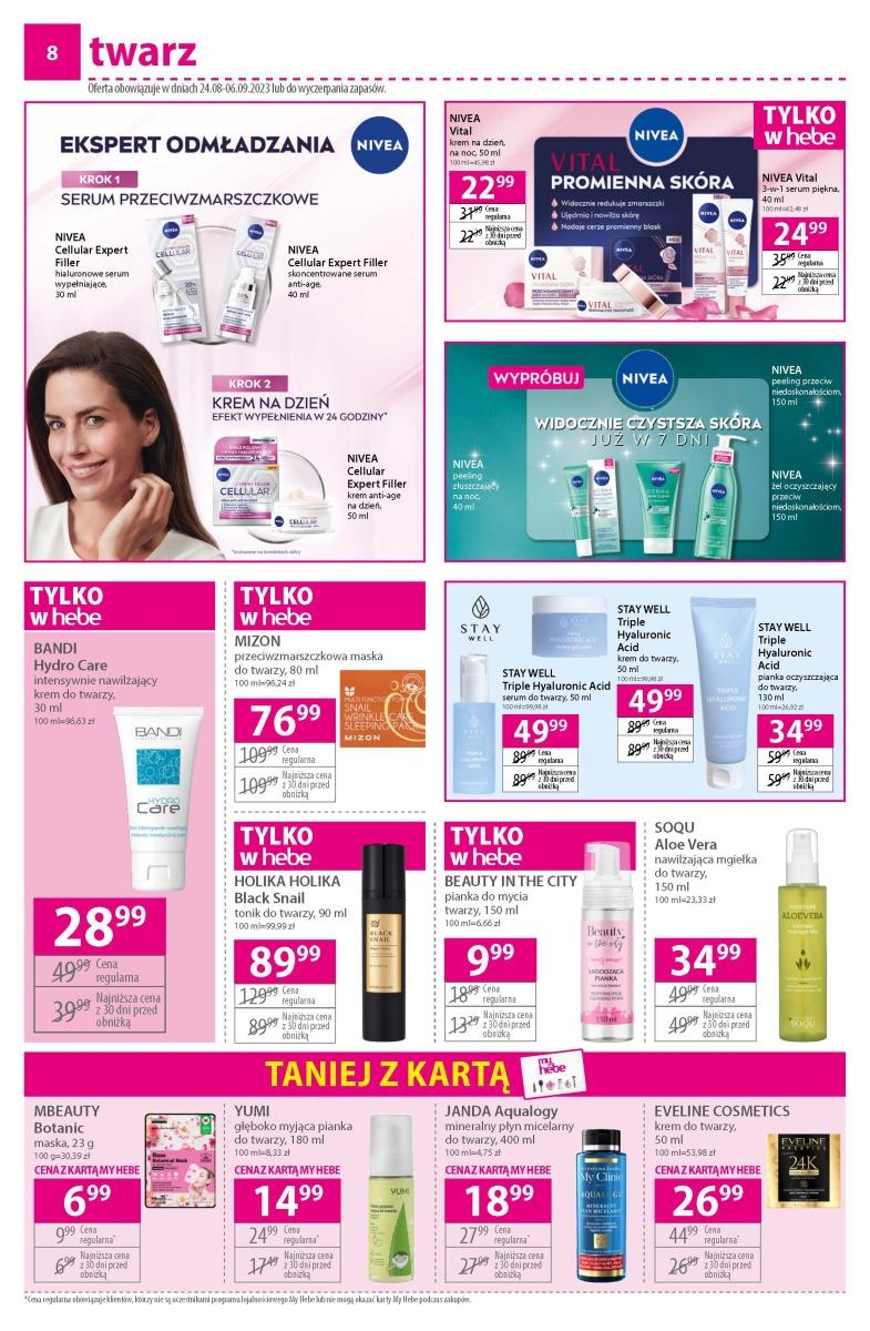 Gazetka promocyjna Hebe str. 8