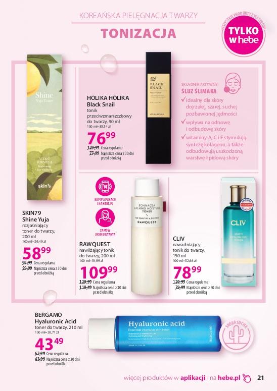 Gazetka promocyjna Hebe str. 21