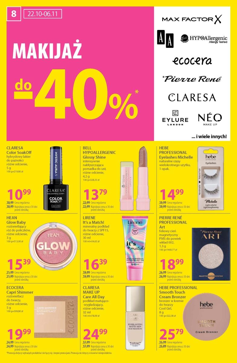 Gazetka promocyjna Hebe str. 8
