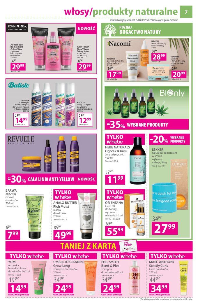 Gazetka promocyjna Hebe str. 7