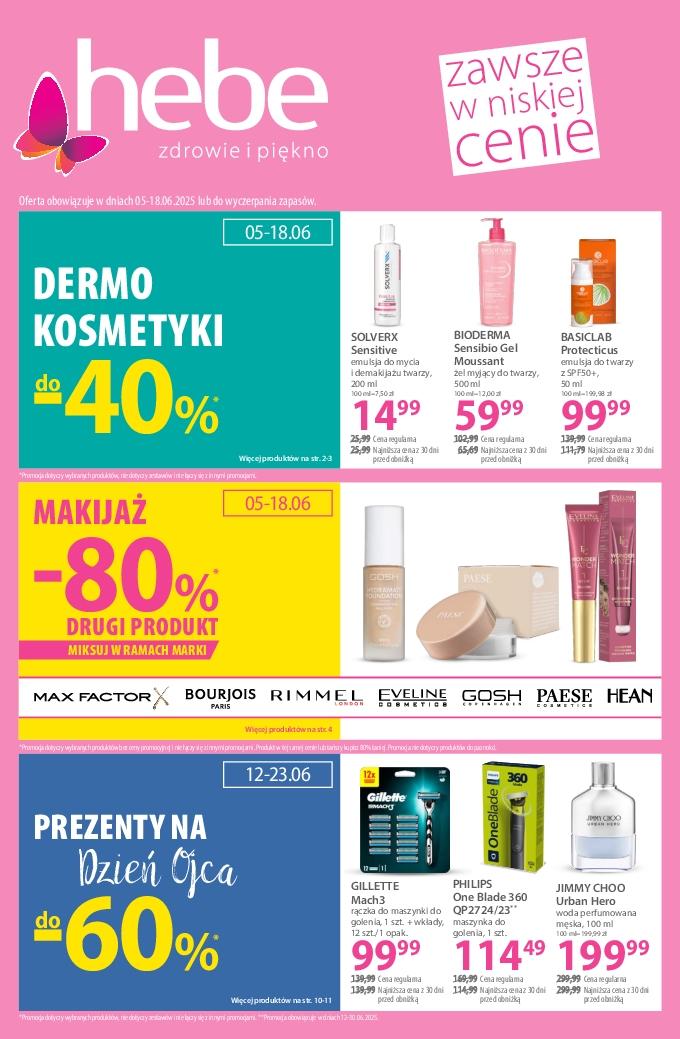 Gazetka promocyjna Hebe str. 1