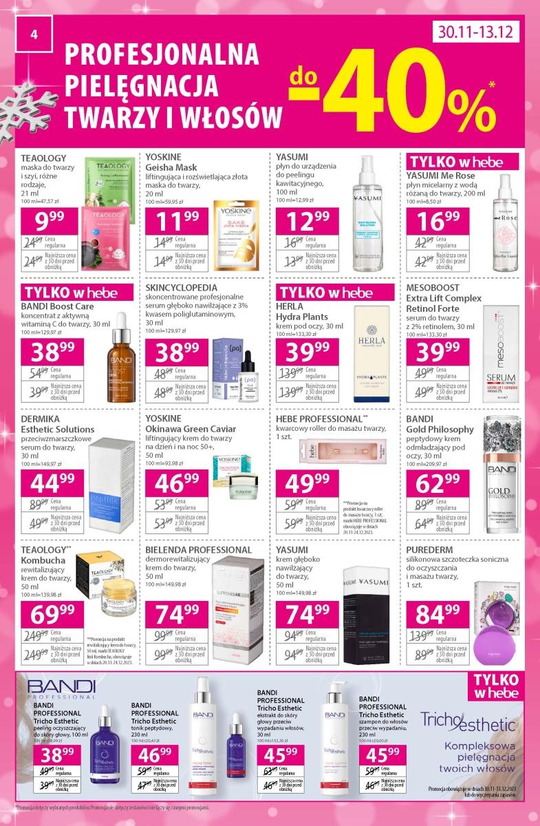 Gazetka promocyjna Hebe str. 4