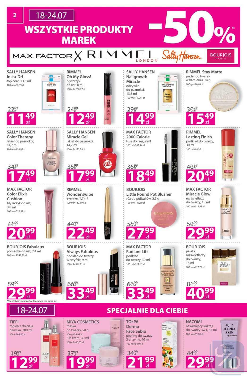 Gazetka promocyjna Hebe str. 2