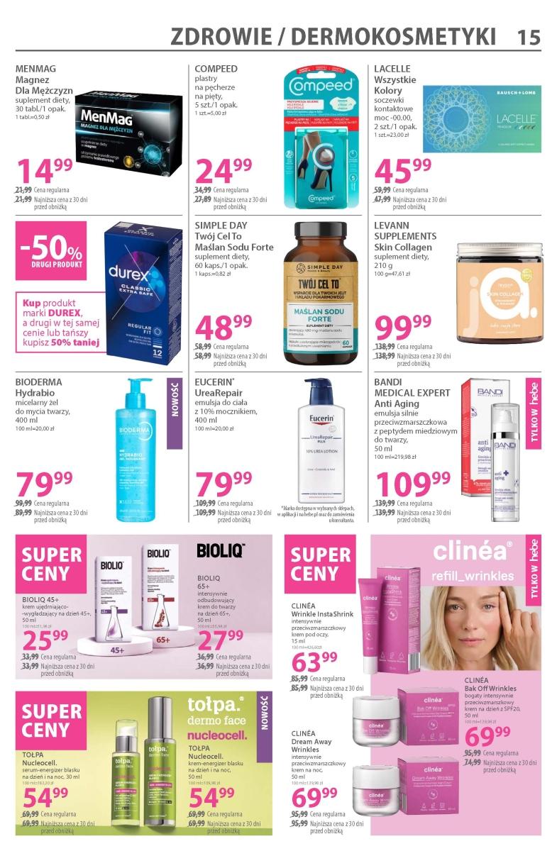 Gazetka promocyjna Hebe str. 15