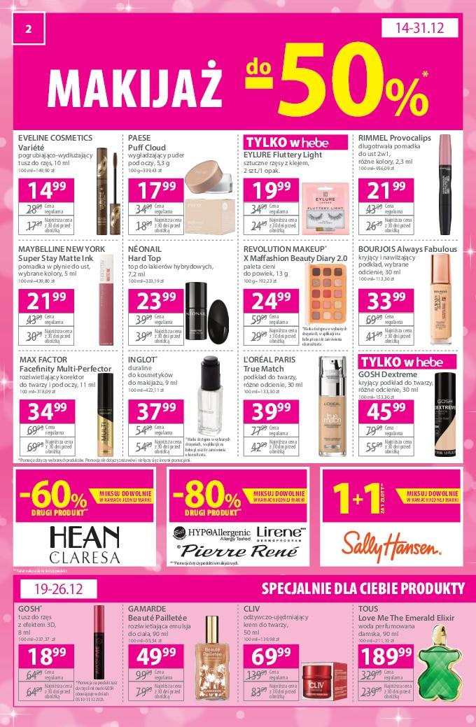 Gazetka promocyjna Hebe str. 2