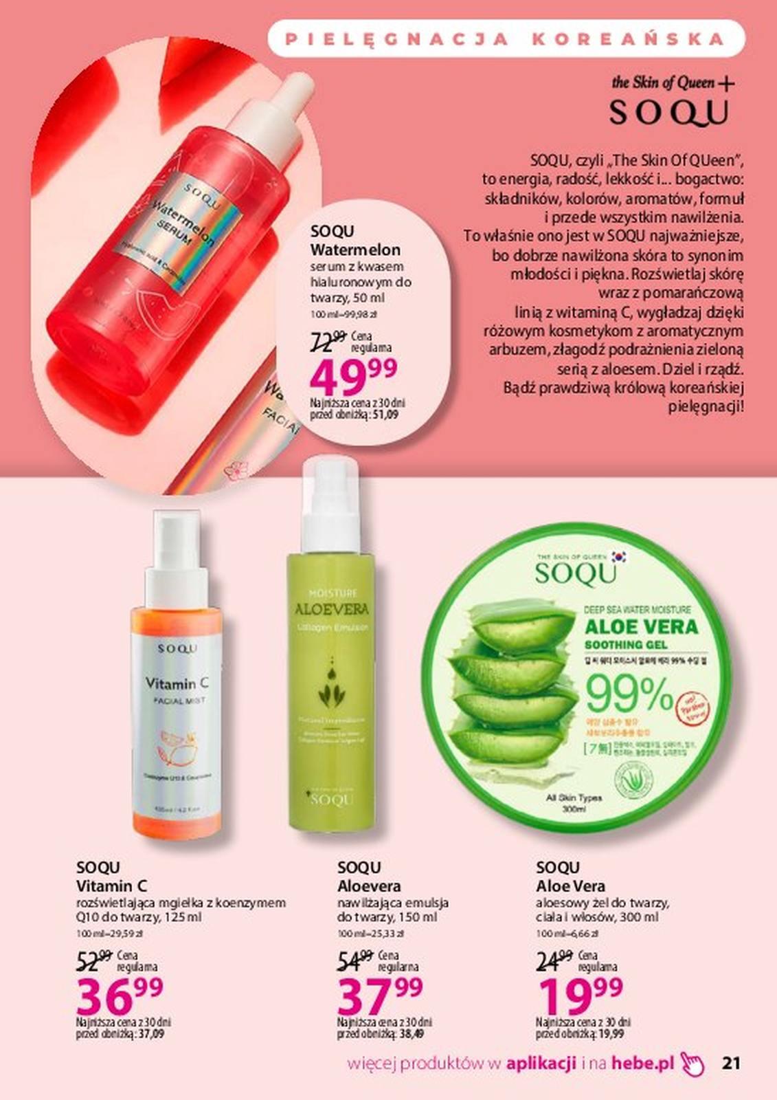 Gazetka promocyjna Hebe str. 21