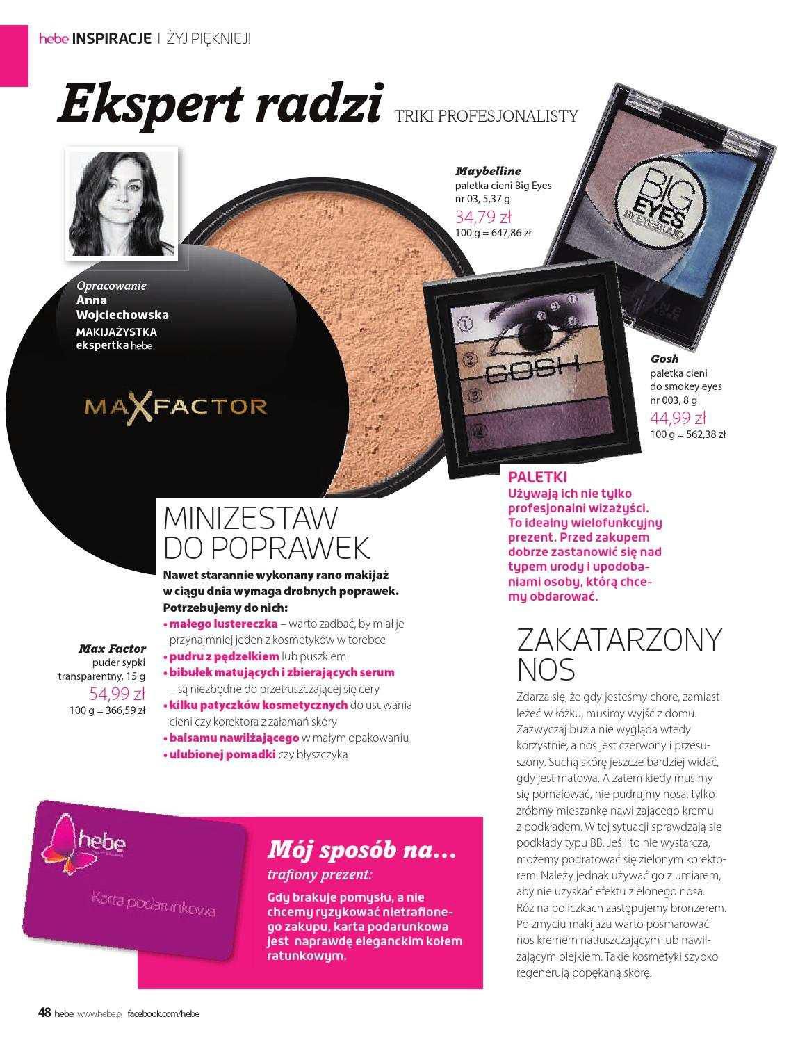 Gazetka promocyjna Hebe str. 48