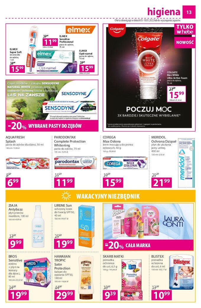 Gazetka promocyjna Hebe str. 13