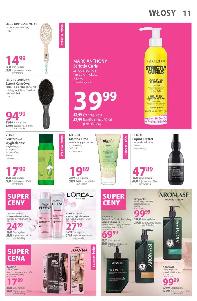 Gazetka promocyjna Hebe str. 11