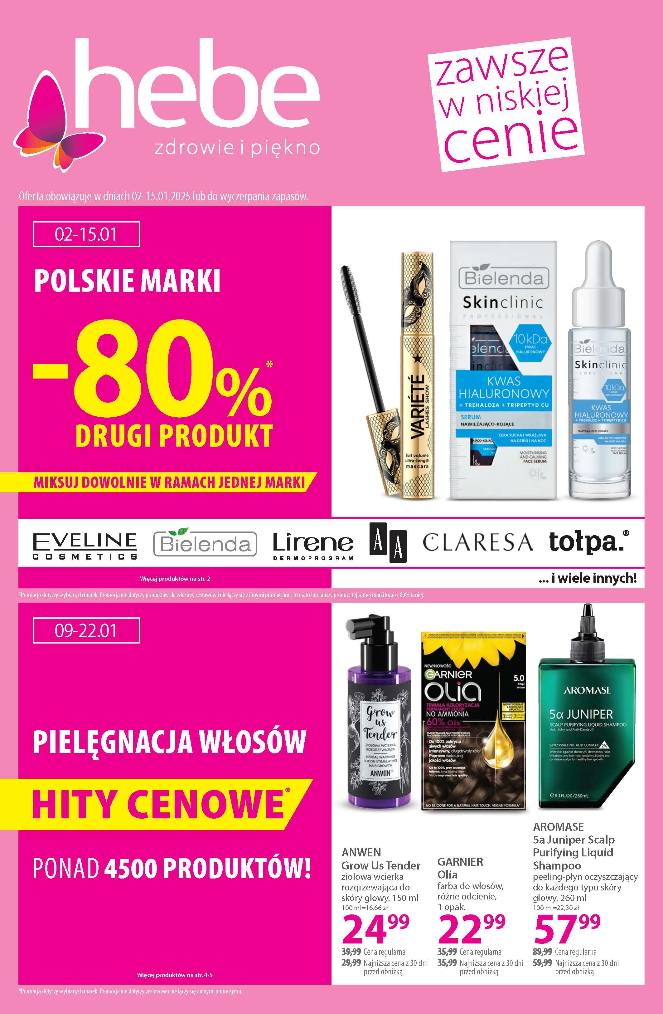 Gazetka promocyjna Hebe str. 1