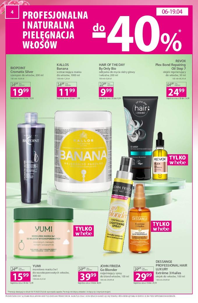 Gazetka promocyjna Hebe str. 4