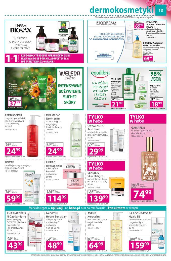 Gazetka promocyjna Hebe str. 13
