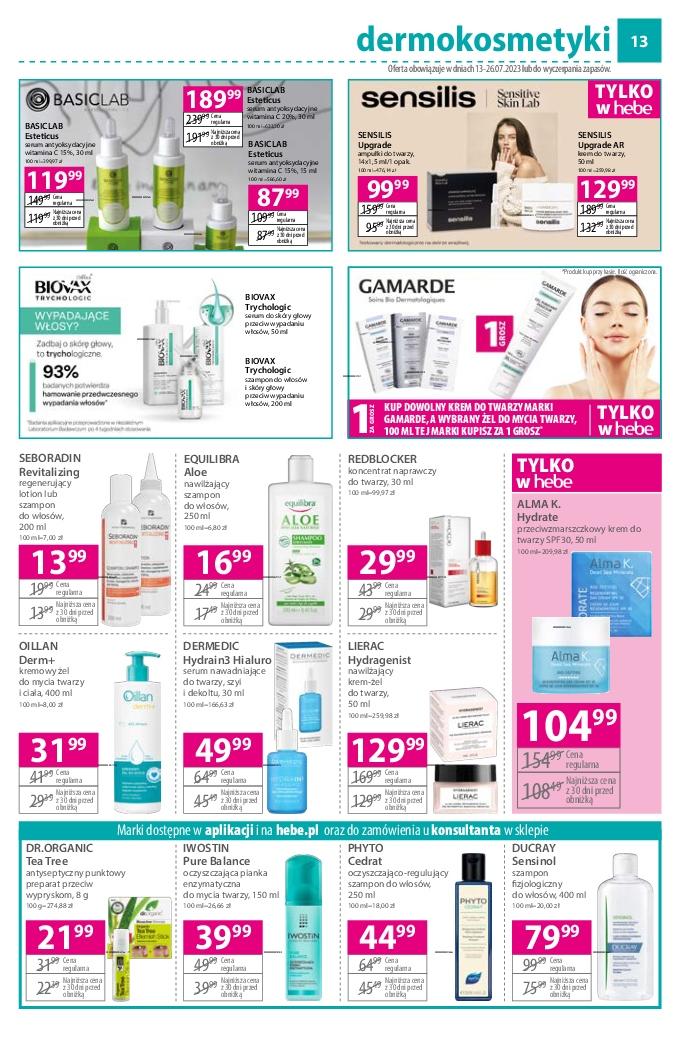 Gazetka promocyjna Hebe str. 13