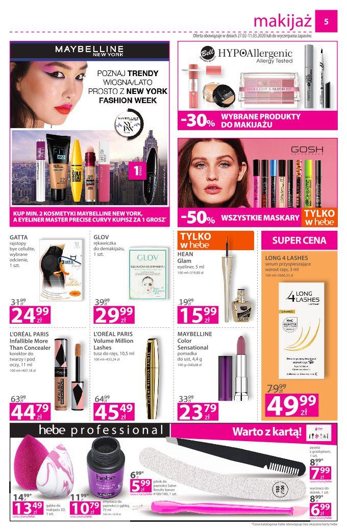 Gazetka promocyjna Hebe str. 5