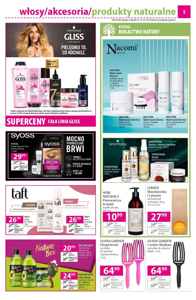 Gazetka promocyjna Hebe str. 5