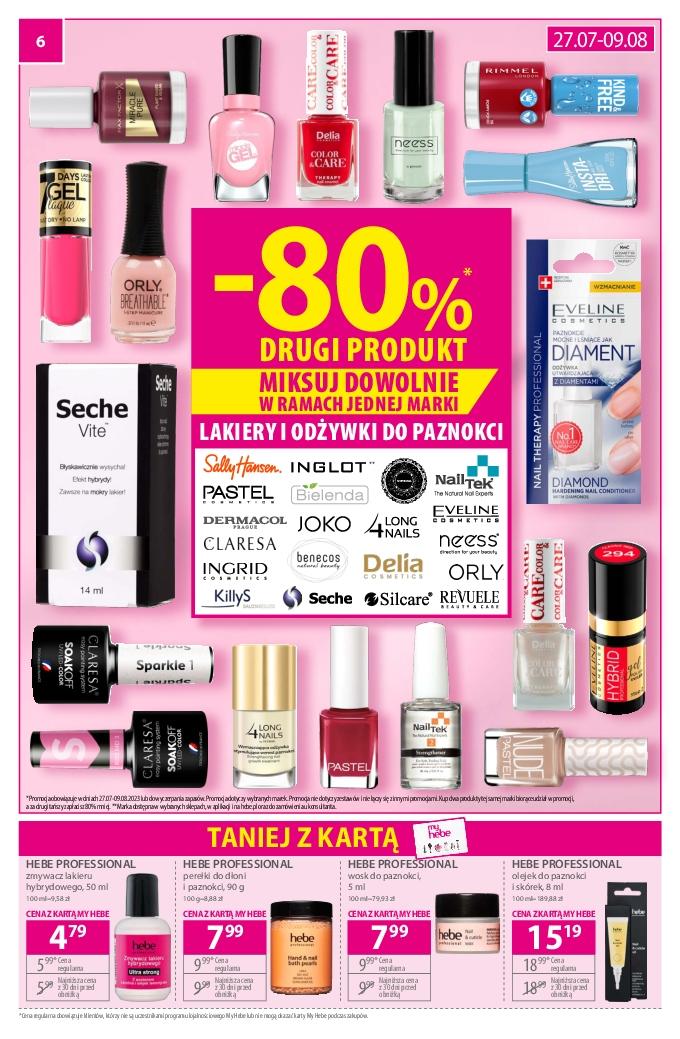 Gazetka promocyjna Hebe str. 6