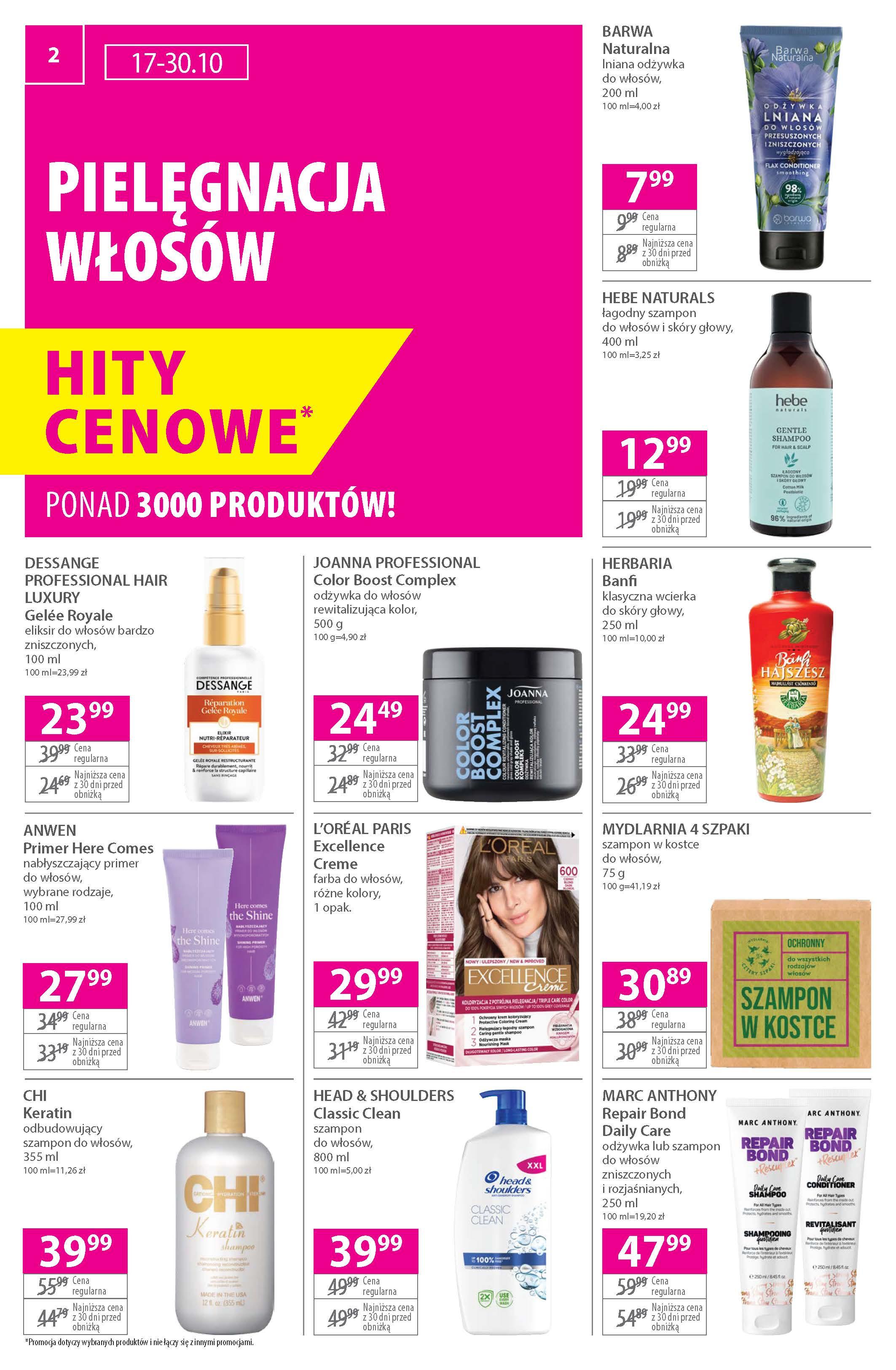 Gazetka promocyjna Hebe str. 2