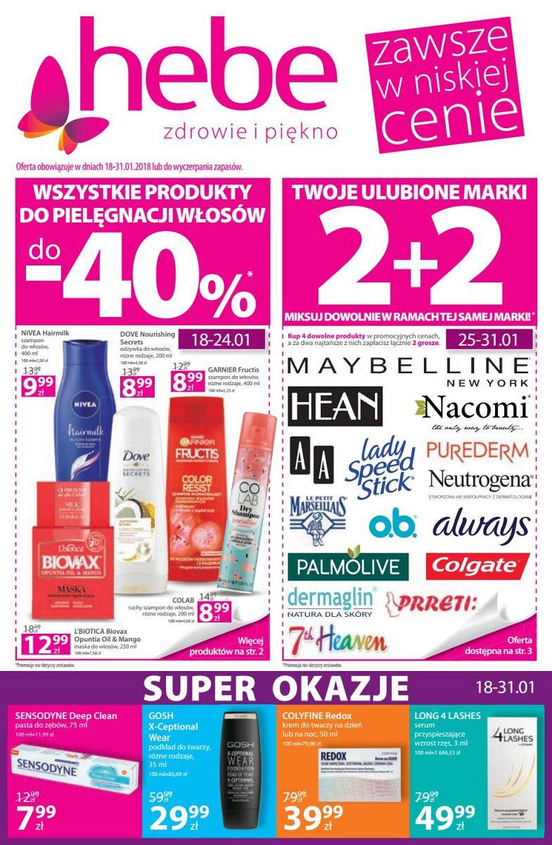 Gazetka promocyjna Hebe str. 1
