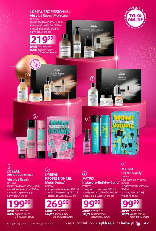 Gazetka promocyjna Hebe str. 47