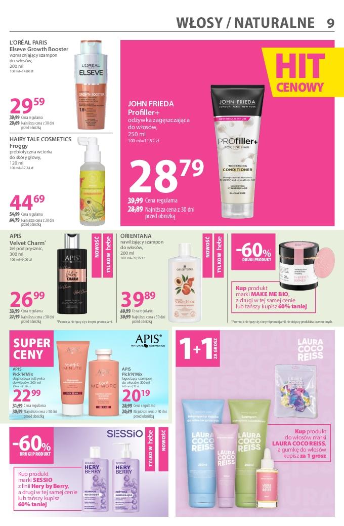 Gazetka promocyjna Hebe str. 9