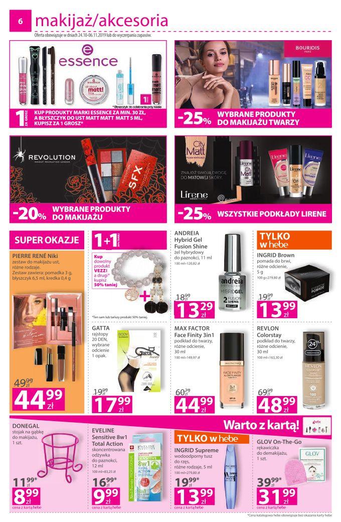 Gazetka promocyjna Hebe str. 6