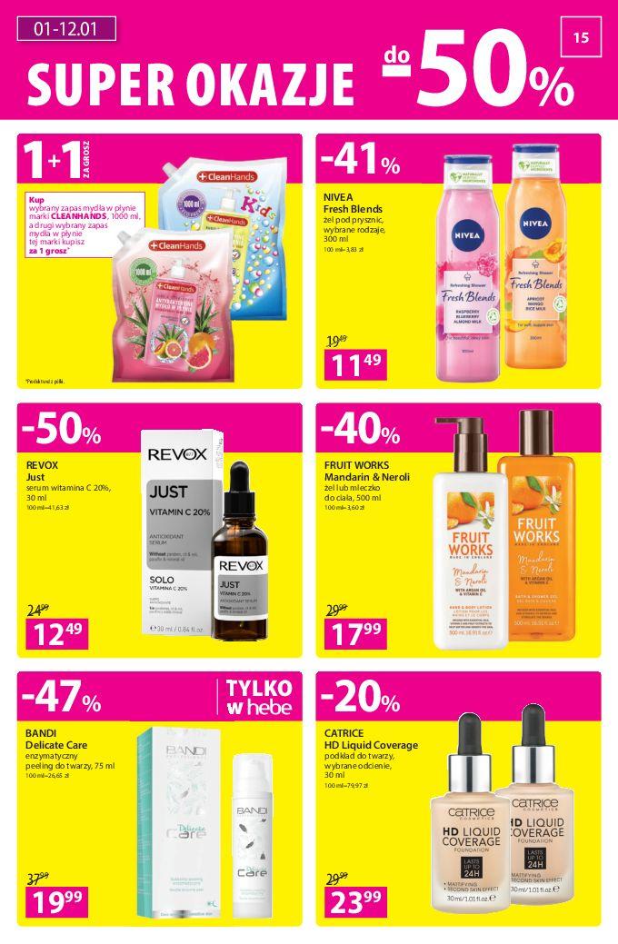 Gazetka promocyjna Hebe str. 15