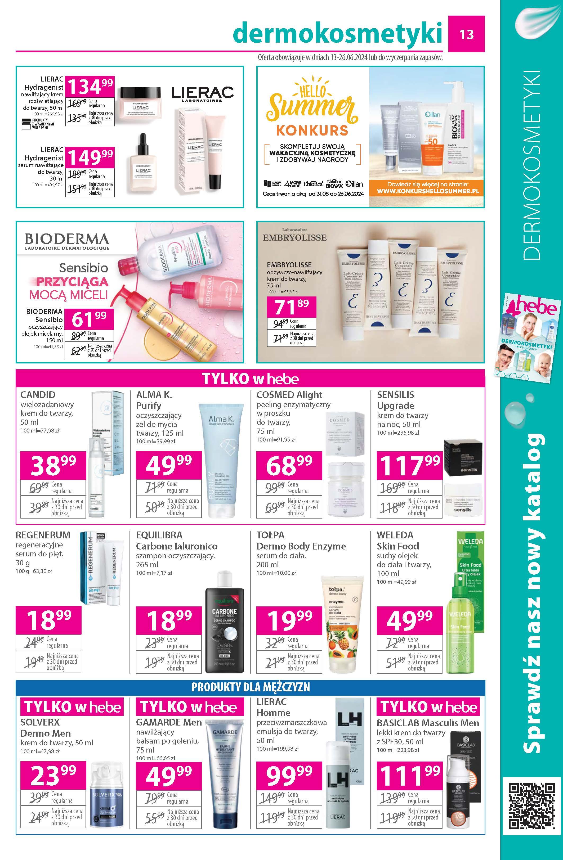 Gazetka promocyjna Hebe str. 13