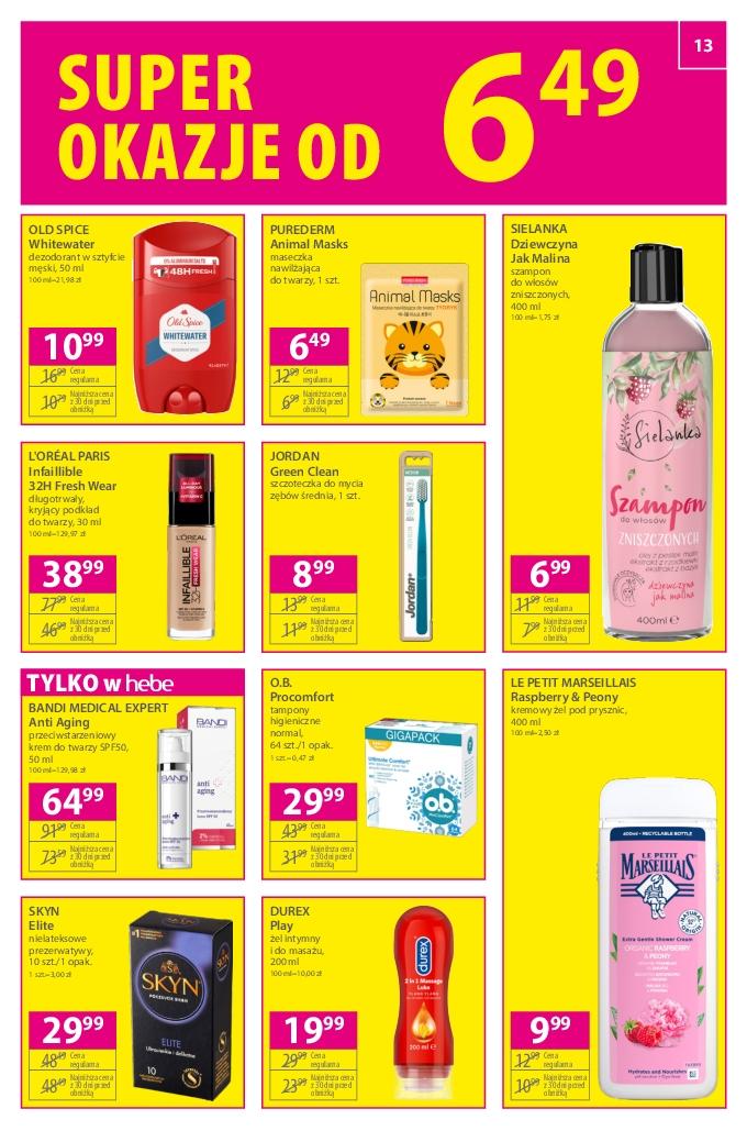 Gazetka promocyjna Hebe str. 13