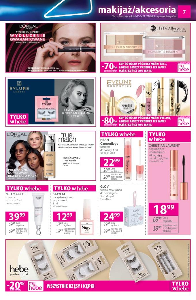 Gazetka promocyjna Hebe str. 7