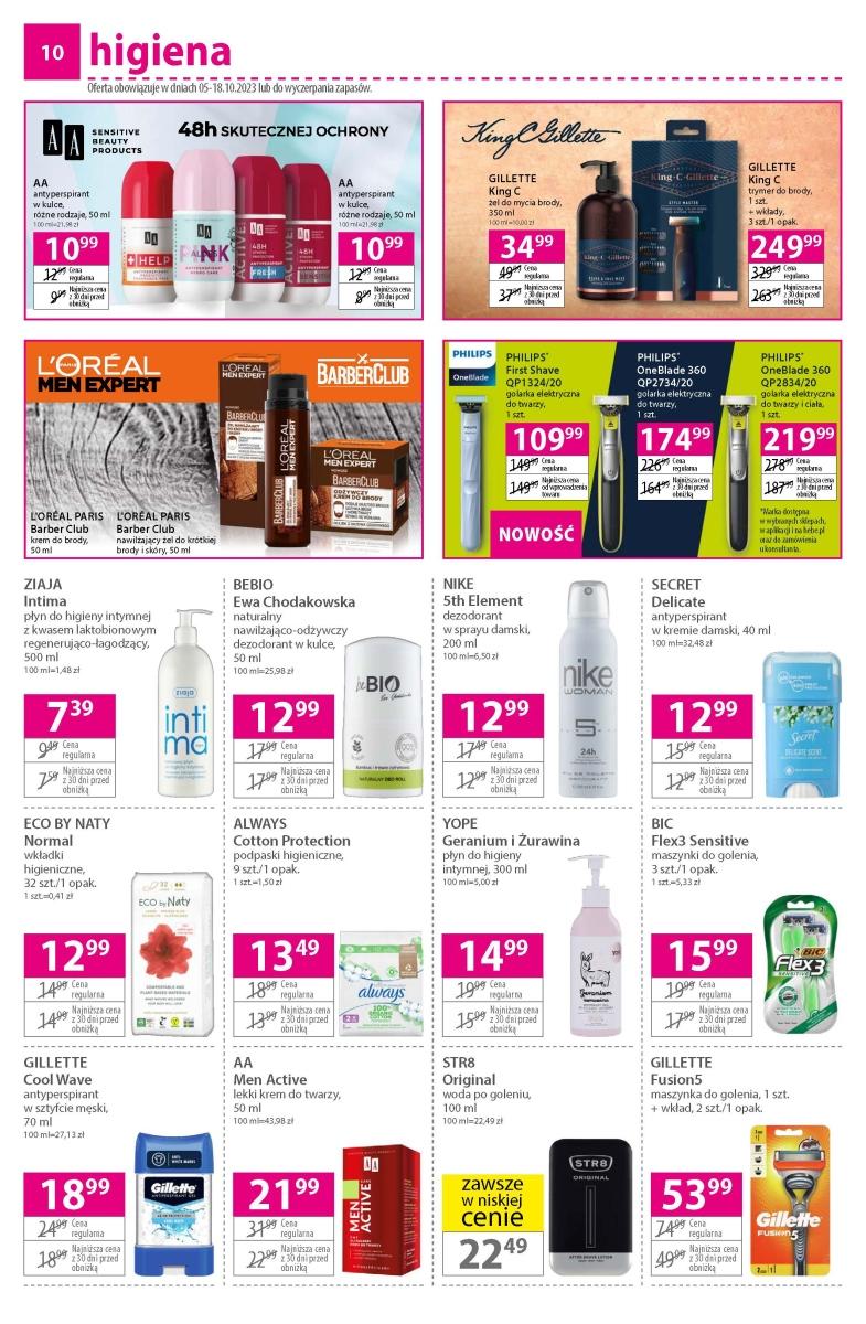 Gazetka promocyjna Hebe str. 10
