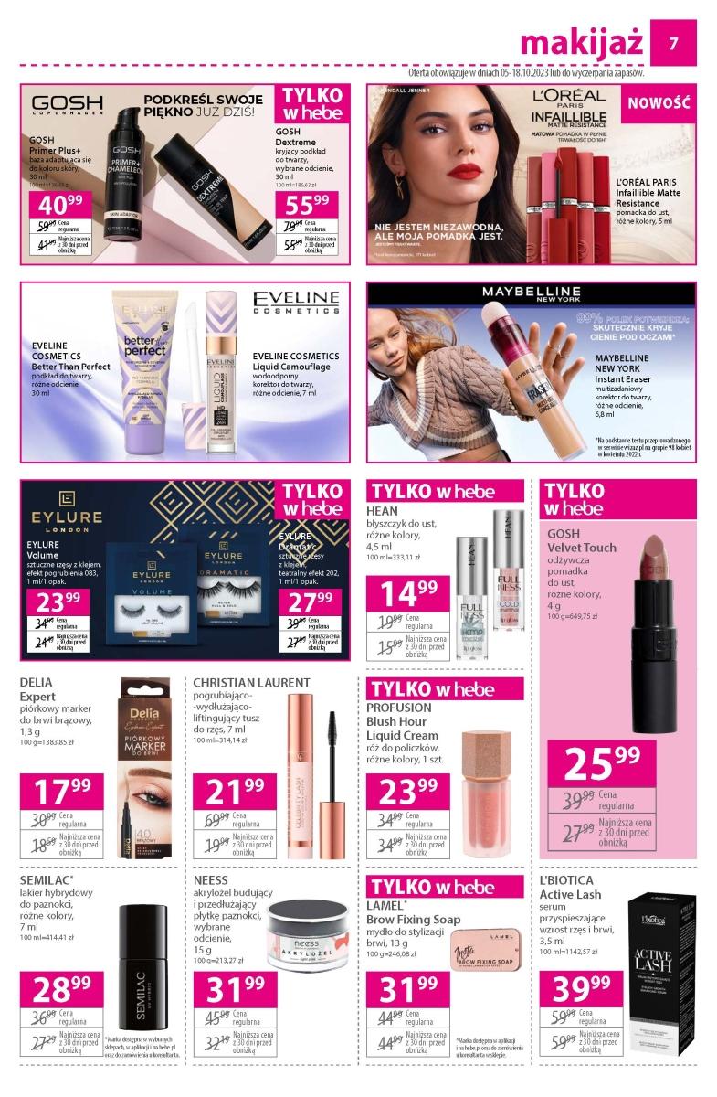 Gazetka promocyjna Hebe str. 7